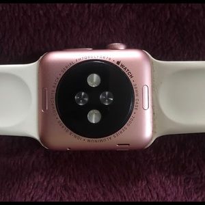 Rose gold 38 mm Apple Watch